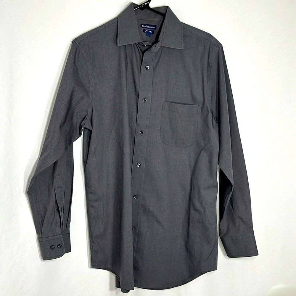 Croft & Barrow Men’s Long Sleeve Shirt | Non-Iron Classic Fit | 32/33